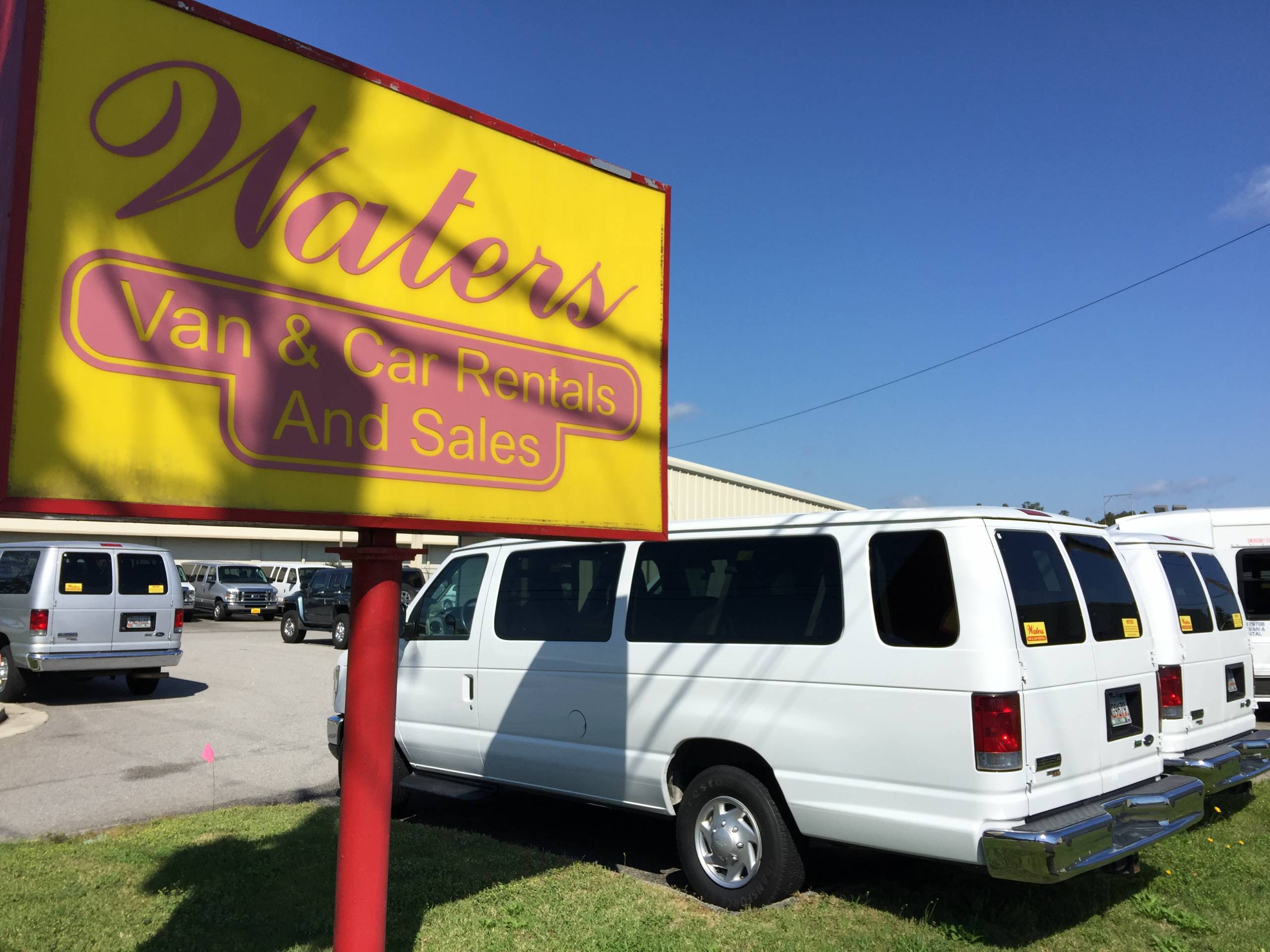 Waters Van & Car Rentals & Sales Augusta Georgia